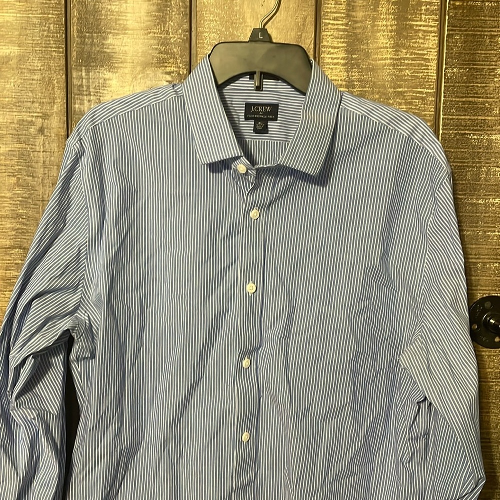 J.Crew flex button down striped shirt